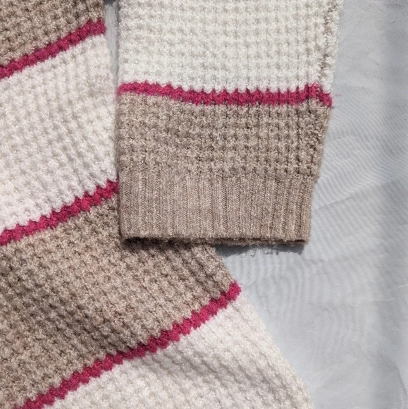 American Eagle Stripe Oversized Knit Crewneck  Sweater size S - Picture 3 of 7